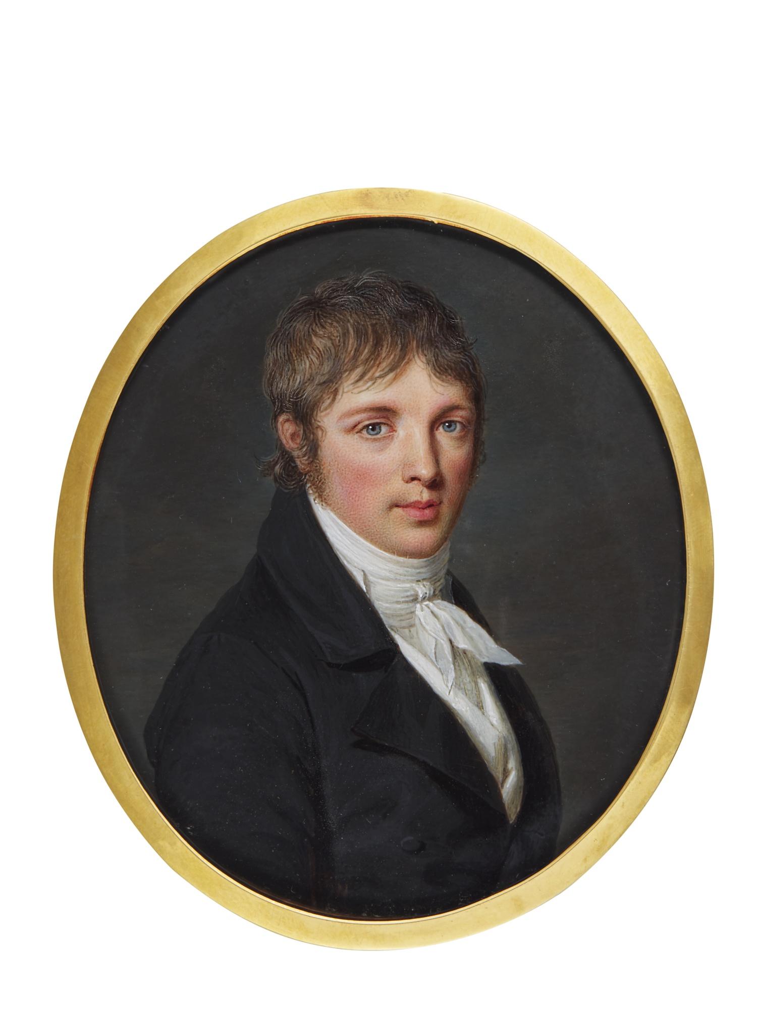 Pierre Louis Bouvier - Portrait Of A Gentleman