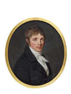Pierre Louis Bouvier - Portrait Of A Gentleman