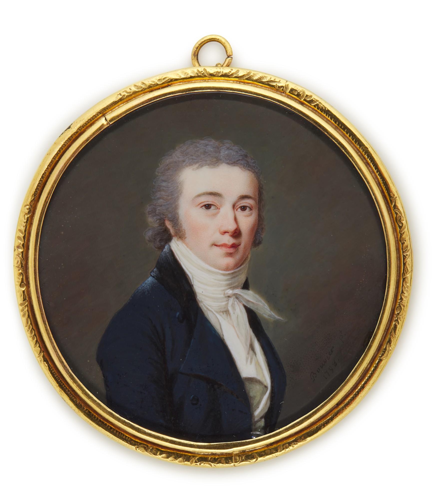 Pierre Louis Bouvier - Portrait of a gentleman