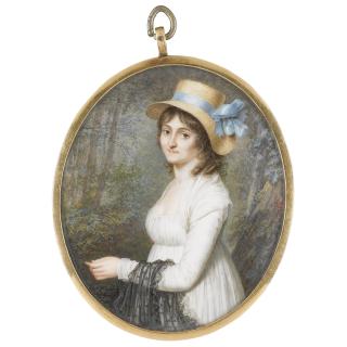 Pierre Louis Bouvier - Portriat Of A Lady