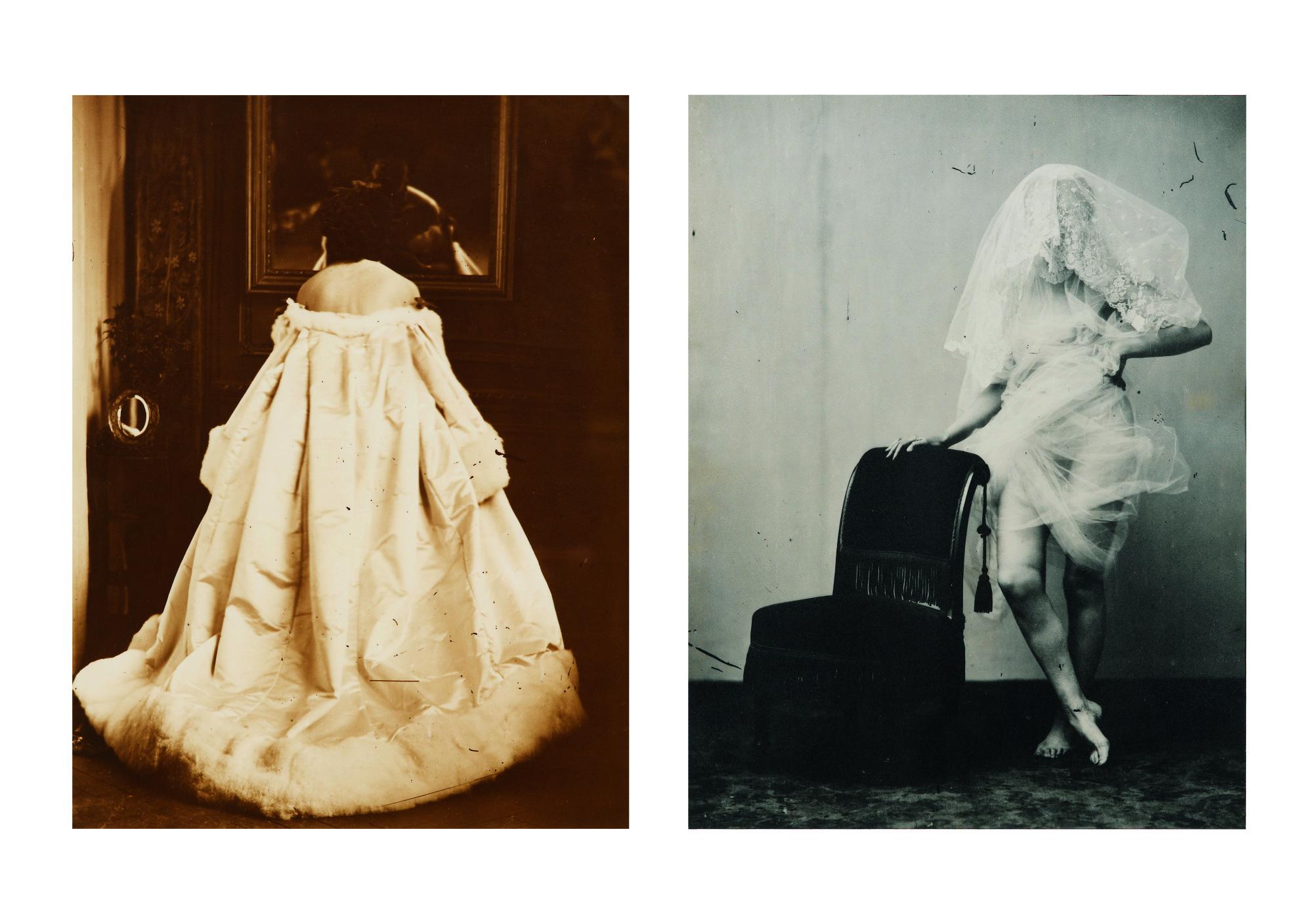 Pierre-Louis Pierson - La Comtesse De Castiglione - Bal De L\'Opéra, Étude De Nu Féminin Voilé, 1861-1867