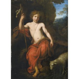 Pierre Mignard - Saint Jean-Baptistepierre Mignard ; Saint John The Baptist ; Oil On Panel