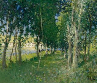 Pierre Montézin - Sommerliche Allee