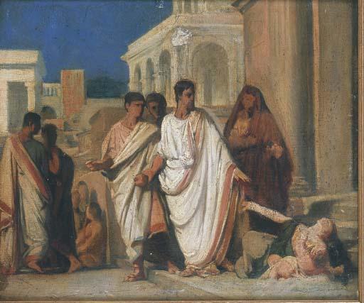 Pierre Nicolas Brisset - The Departure Of Caius Gracchus