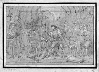Pierre-Nolasque Bergeret - The Meeting of King Francis I of France and King Henry VIII of England