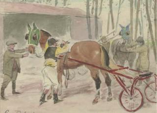 Pierre-Olivier Dubaut - A Sulky; And The Horse Market