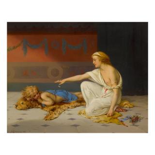 Pierre Olivier Joseph Coomans - An Afternoon\'S Amusement