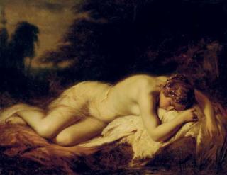 Pierre-Olivier-Joseph Coomans - Sleeping Nude