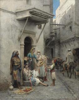 Pierre Outin - Le jeune marchand de fleurs