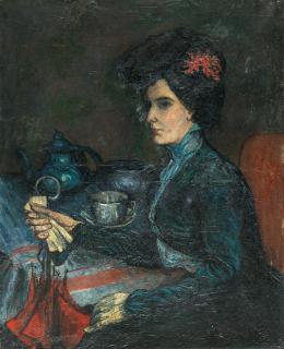 Pierre-Paul Girieud - Augusta Girieud à l’ombrelle