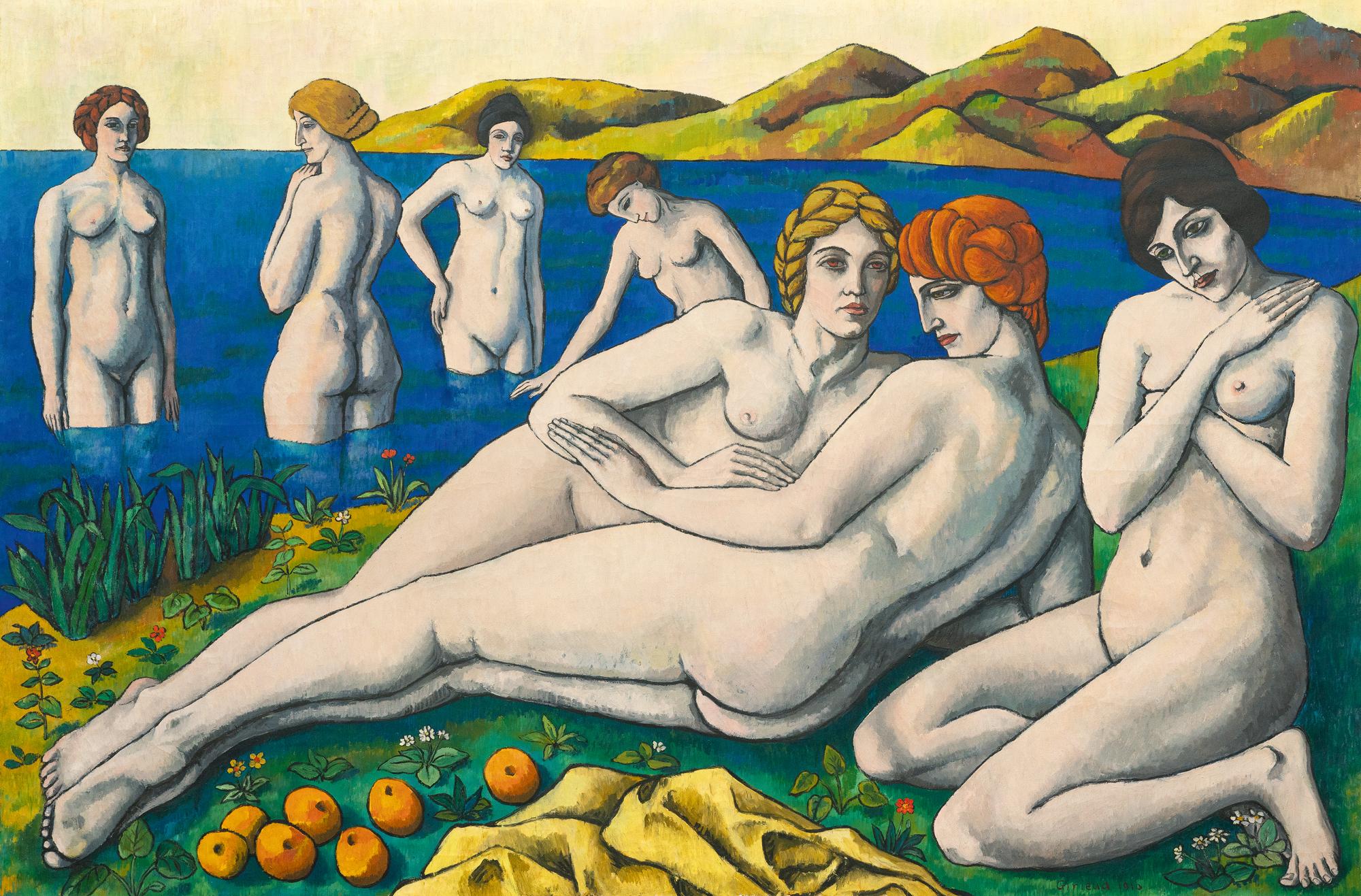 Pierre-Paul Girieud - Grand Lesbos (Baigneuses)