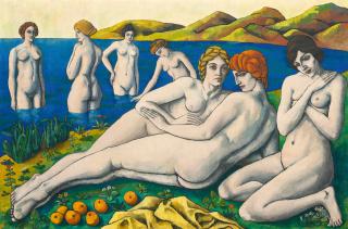 Pierre-Paul Girieud - Grand Lesbos (Baigneuses)