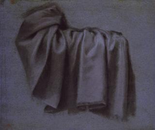 Pierre-Paul Prud\'Hon - A study of drapery