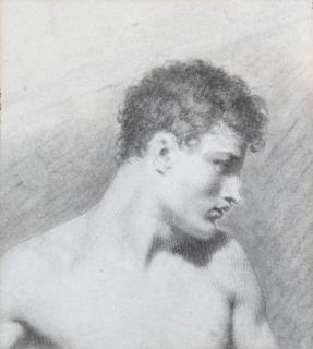 Pierre-Paul Prud\'hon - Jeune homme en buste
