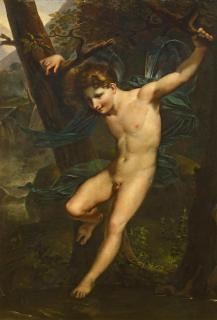 Pierre Paul Prudh\'on - Junger Zephyr balancierend oberhalb des Wassers