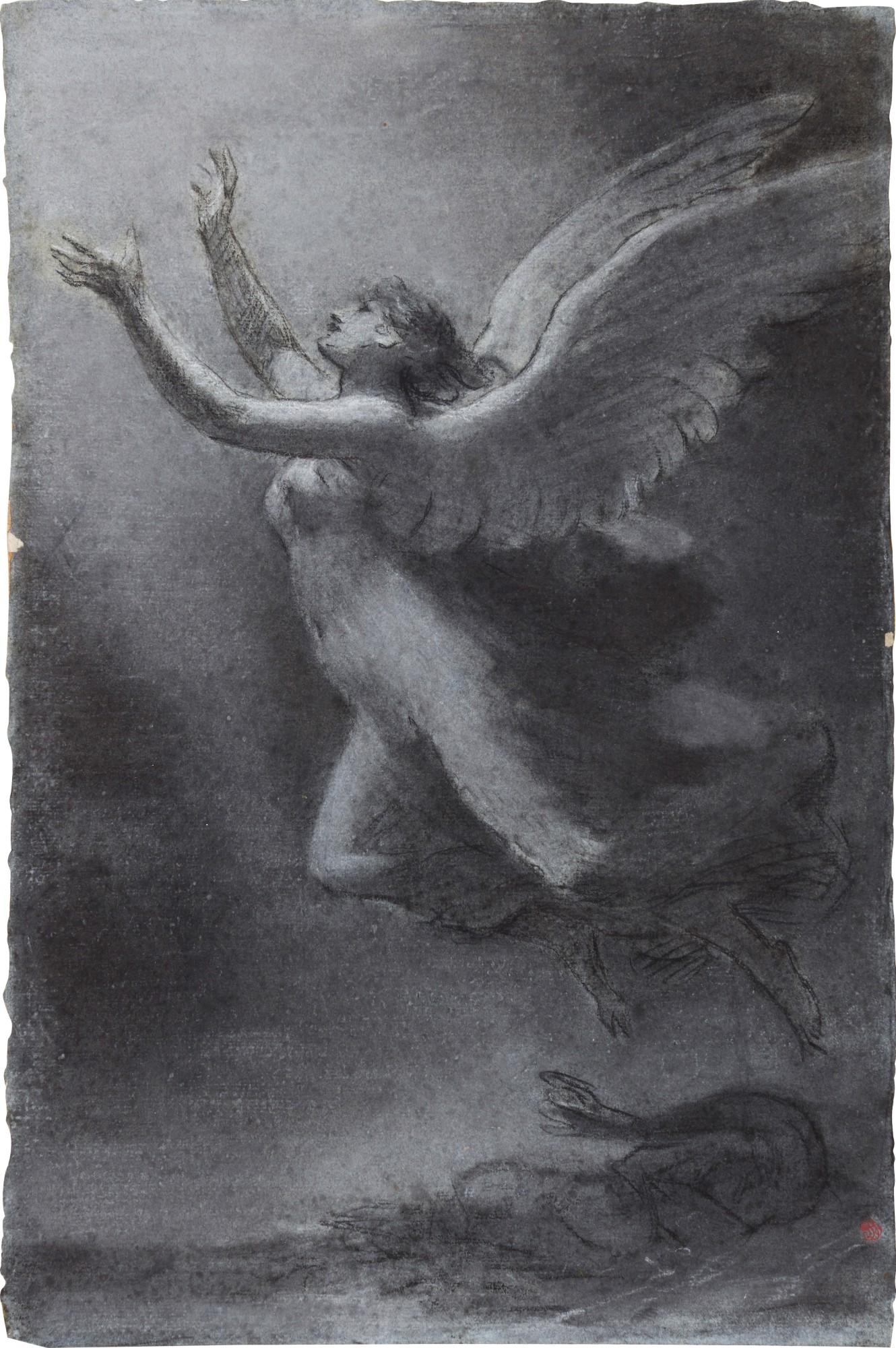 Pierre-Paul Prud\'Hon - L’Âme Brisant Les Liens Qui L’Attachent À La Terre (The Soul Breaking The Ties That Bind It To Earth)