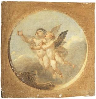 Pierre-Paul Prud\'Hon - L\'étude guidant l\'essor du génie