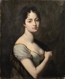 Pierre Paul Prud\'hon - Portrait of Adrienne de Canisy, Duchess of Vicence (1785-1876)