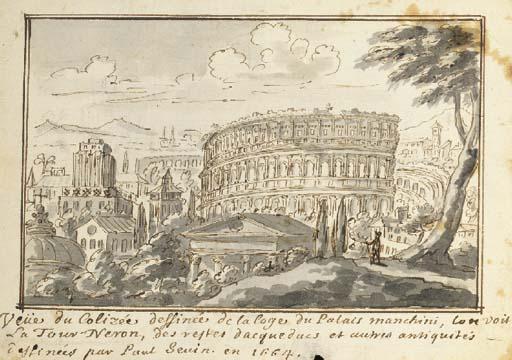 Pierre-Paul Sevin - Le Colisée, Rome; et Ponte Ercole