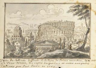 Pierre-Paul Sevin - Le Colisée, Rome; et Ponte Ercole