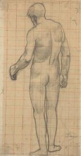 Pierre Puvis De Chavannes - A man seen from behind, turned to the left