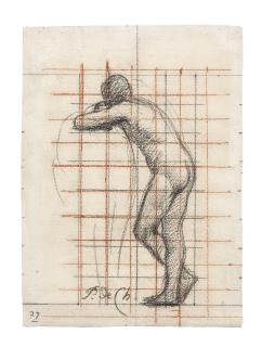 Pierre Puvis De Chavannes - Garcon s\'appuyant sur un ane