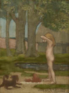 Pierre Puvis De Chavannes - Nu dans un paysage