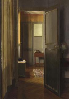 Pierre Roy - Intérieur (Entrée d\'un appartement Parisien)
