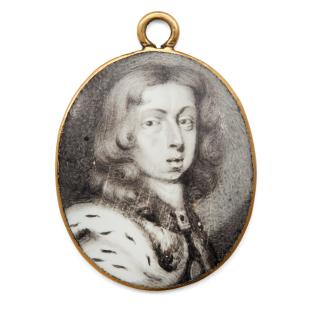 Pierre Signac - Miniature, King Charles XI (1655-1697)