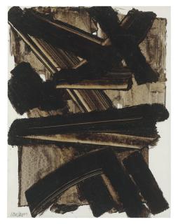 Pierre Soulages - 65 x 50 cm, 1954-14