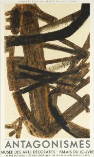 Pierre Soulages - Antagonism, 1960