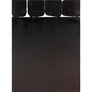 Pierre Soulages - Brou De Noix Sur Papier 76,5 X 56,5 Cm, 1998