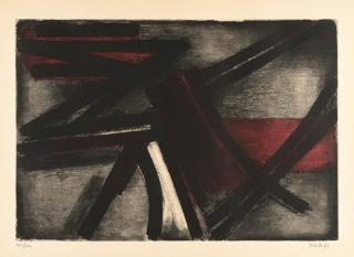 Pierre Soulages - Eau forte II