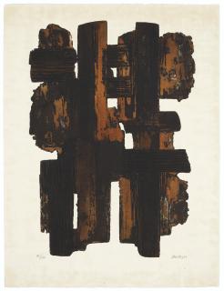 Pierre Soulages - Eau-Forte IX