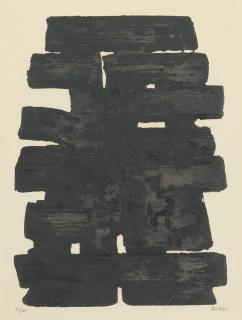 Pierre Soulages - Eau Forte No 11; And Eau Forte No 13