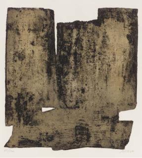 Pierre Soulages - Eau-forte no 12; and Lithographie no 3 (Rivière XII; and 3)