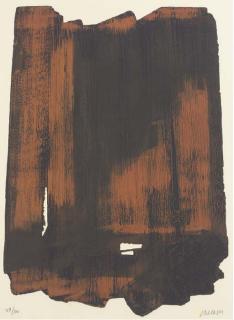Pierre Soulages - Eau-forte no 16 (R. XVI)