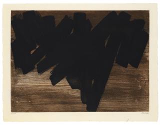 Pierre Soulages - Eau-Forte No 5 (R. V)