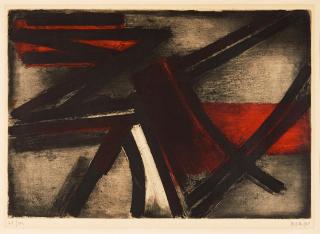 Pierre Soulages - Eau-forte No. II