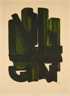 Pierre Soulages - Eau-forte VIII.
