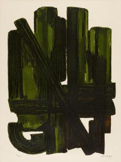 Pierre Soulages - Eau forte VIII