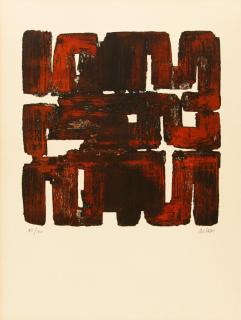 Pierre Soulages - Eau-forte XI.