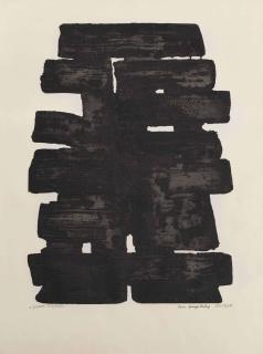 Pierre Soulages - Eau-forte XIII ( Encrevé / Miessner 13 ; Rivière 13)