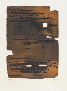 Pierre Soulages - Eau-forte XV