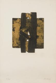 Pierre Soulages - Eau-forte XXVIII