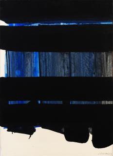 Pierre Soulages - Gouache 75 x 54,5 cm, 1973