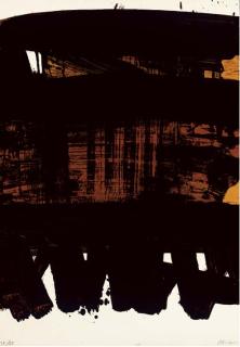 Pierre Soulages - Lithographie 22 (R. 24)