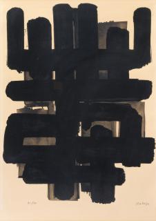 Pierre Soulages - Lithographie n˚3