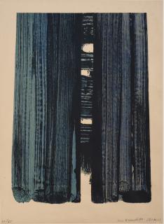 Pierre Soulages - Lithographie n. 42