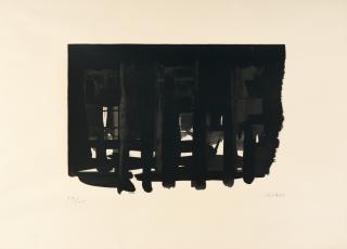 Pierre Soulages - Lithographie N° 16